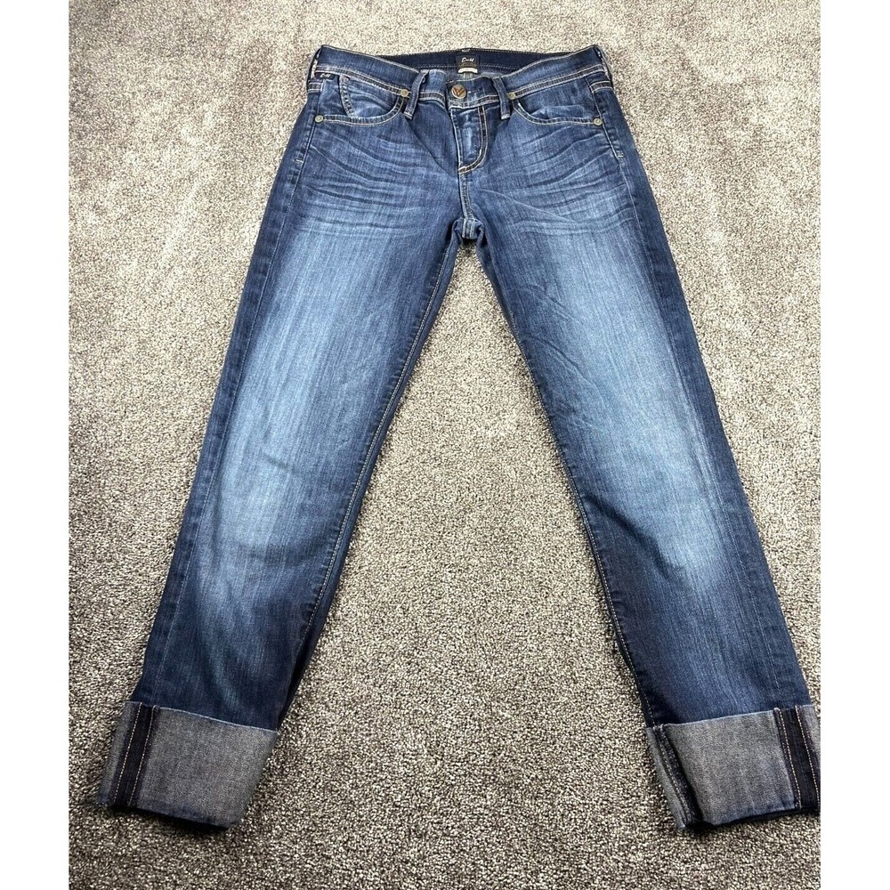 Citizens Of Humanity Dani Cropped Straight Leg Jeans 27 Dark Wash Denim Womens‎